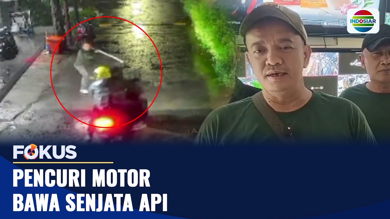 Pencuri Motor Bawa Senjata Api | Fokus