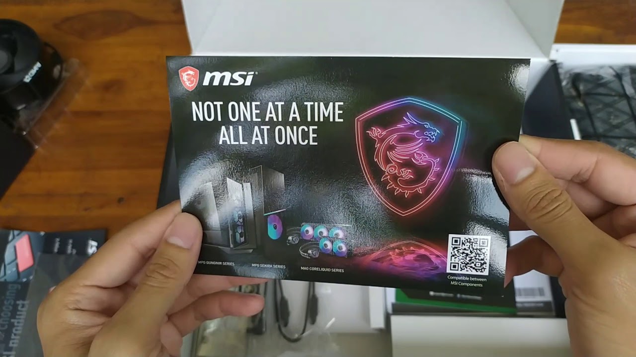 Unboxing Motherboard MSI B550-A Pro and Ryzen 5 3600 (OEM)