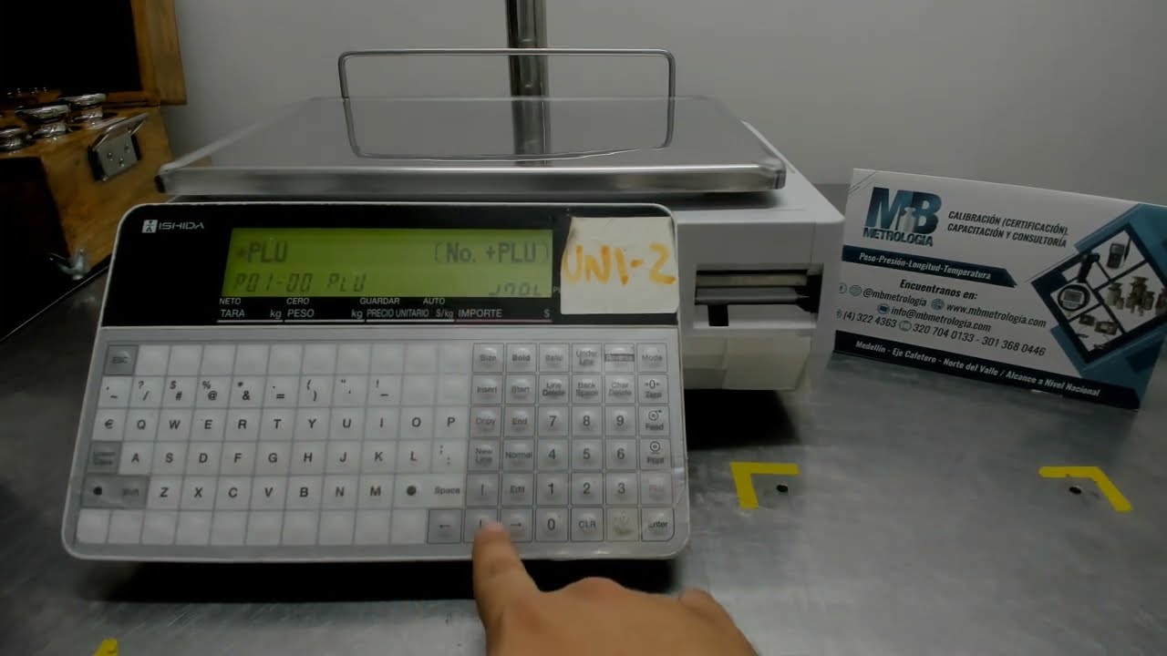 Inicialización Balanza ISHIDA UNI 3