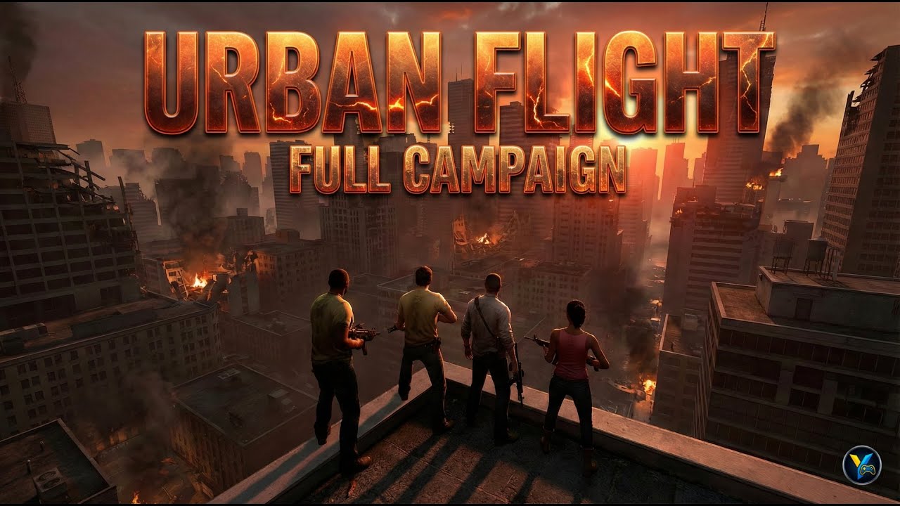 L4D2 Urban Flight - Full Map Gameplay #left4dead2