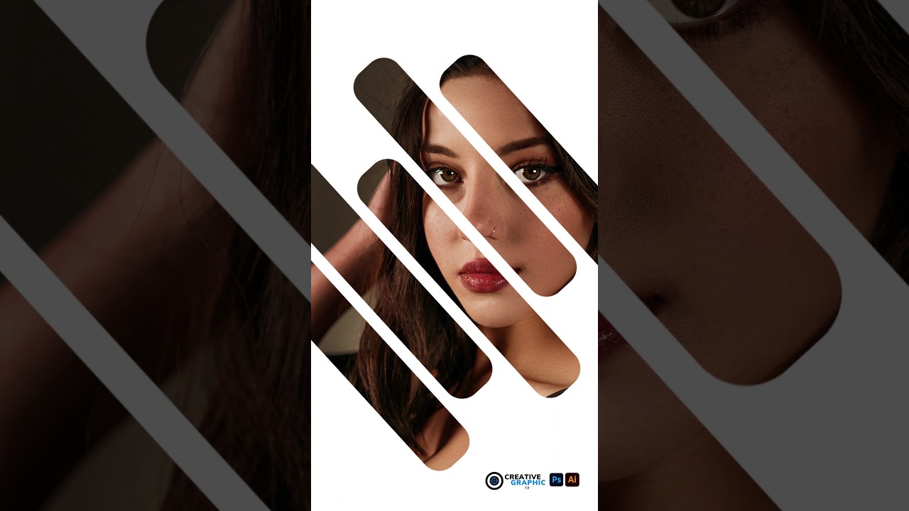 Как создать обтравочную маску в Photoshop #shorts #photoshoptips