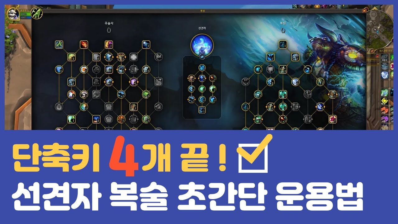 60대 할머니도 가능한 선견자 복술 초간단 운용법｜복술 쐐기 특성 가이드