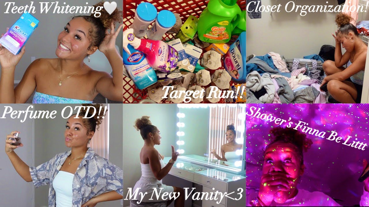*VLOG* NEW VANITY, CLOSET ORGANIZATION, TEETH WHITENING, ETC!!