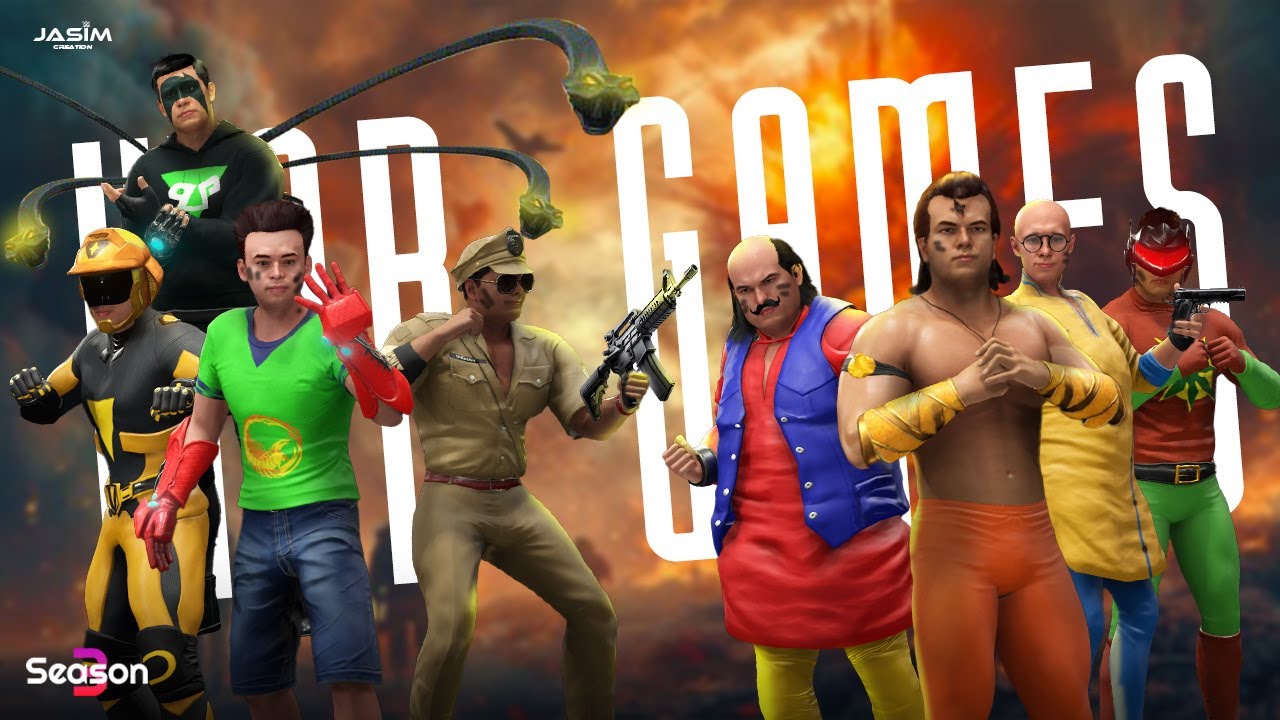 Kicko & Vir & Singham & Ekansh vs Bheem & Motu & Patlu & Ashoka - WAR Games 2025