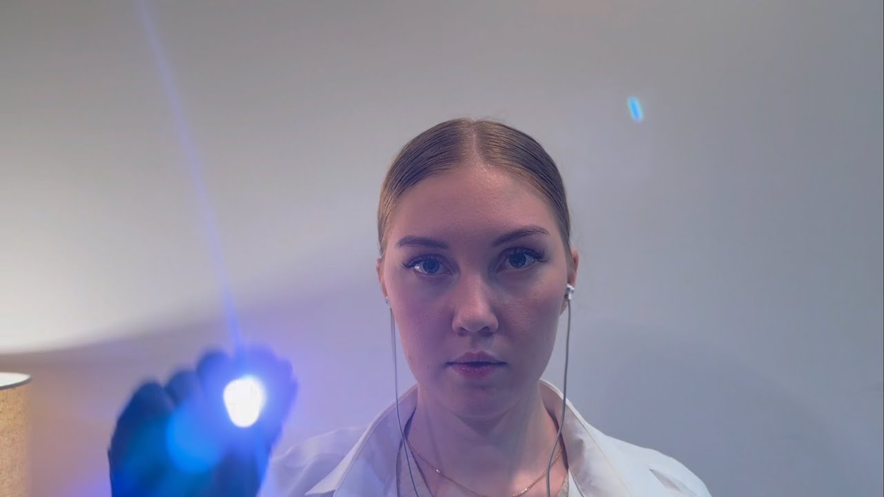 [ASMR] Медицинский и неврологический осмотр. Реалистичный осмотр врача для глубокой релаксации.