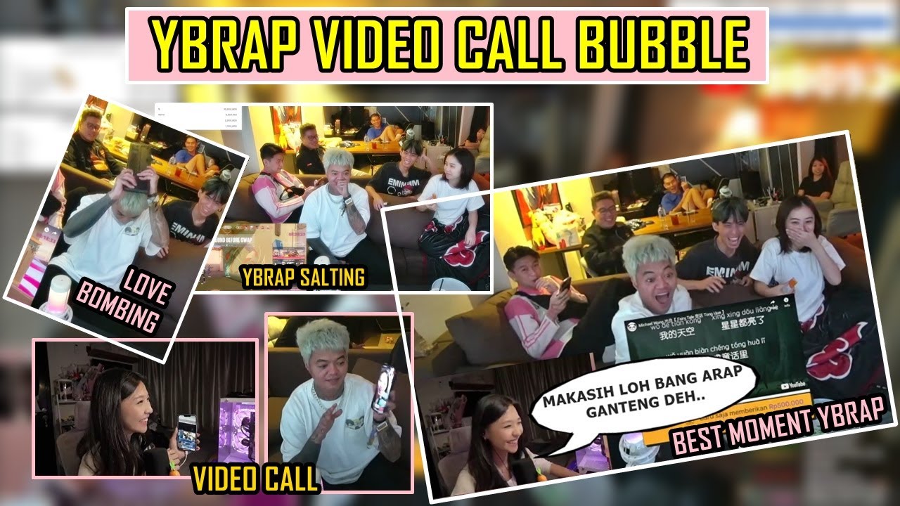 YBRAP VIDEO CALL BUBBLE | BUBUB : BANG ARAP GANTENG DEH | BEST MOMENT YB | CINDYCCLAUDYA - SEE2CLIP