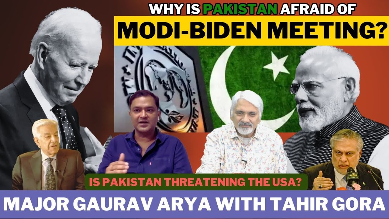 Is Pakistan threatening the USA? Why is Pakistan afraid of Modi-Biden Meeting? Major Gaurav Arya