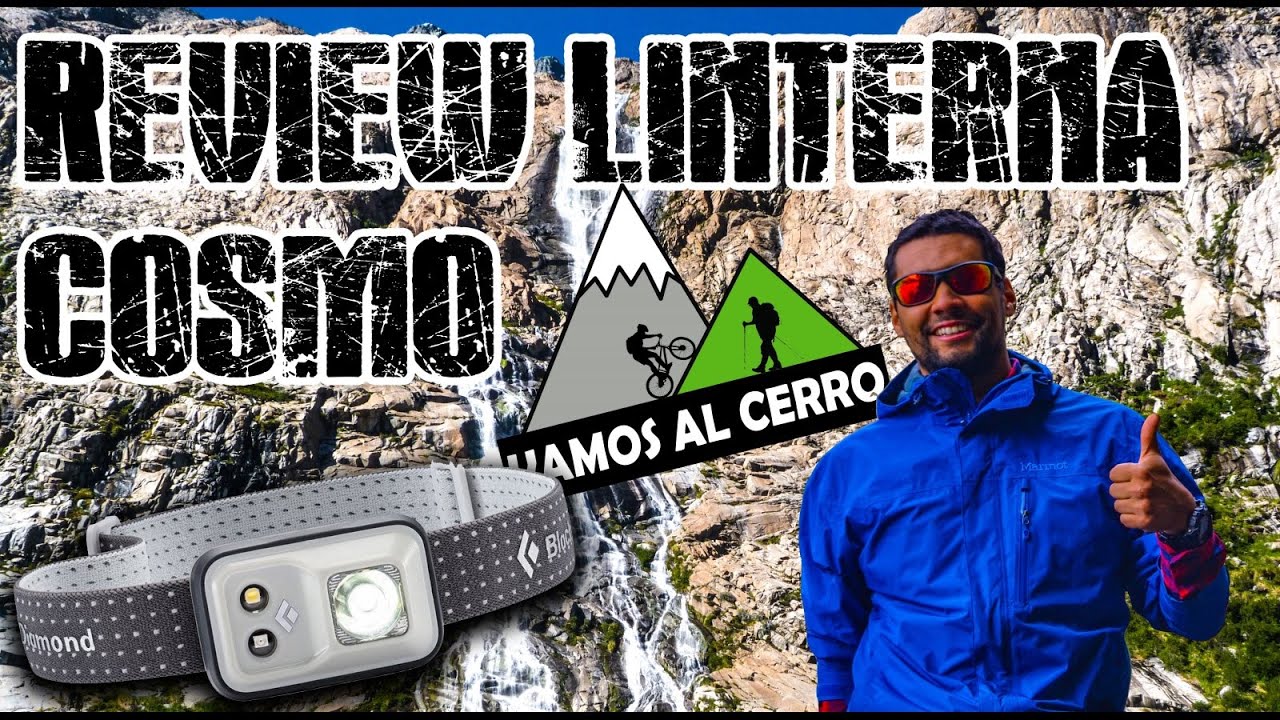 Vamos al Cerro -Linterna Frontal Cosmo. Black Diamond