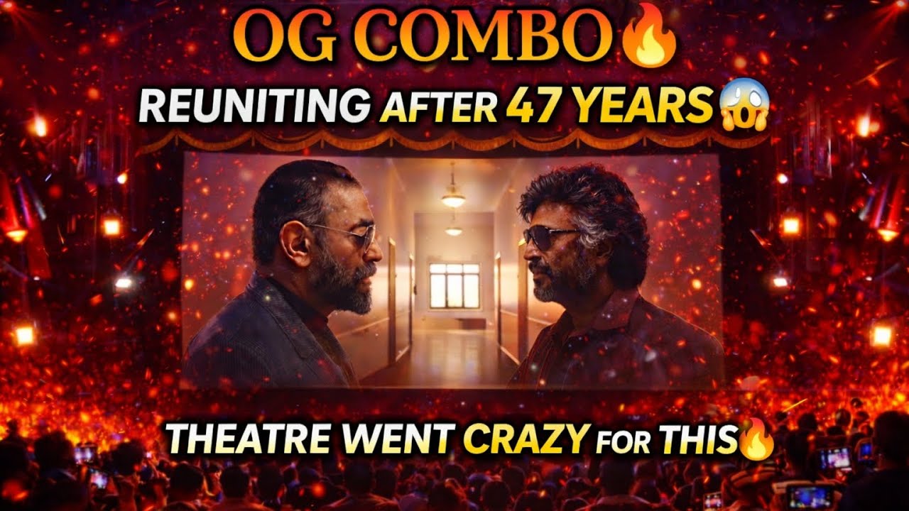 Glimpse of KH x RK Movie 🔥 | Kamal × Rajini Reunion 🔥 | Theatre Mass Moment vlog 💥