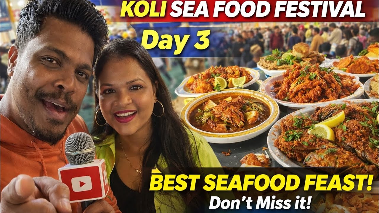 Versova Sea food festival || Day 3 || #seafoodlovers #foodfeast #foodfestival #food #koliculture 