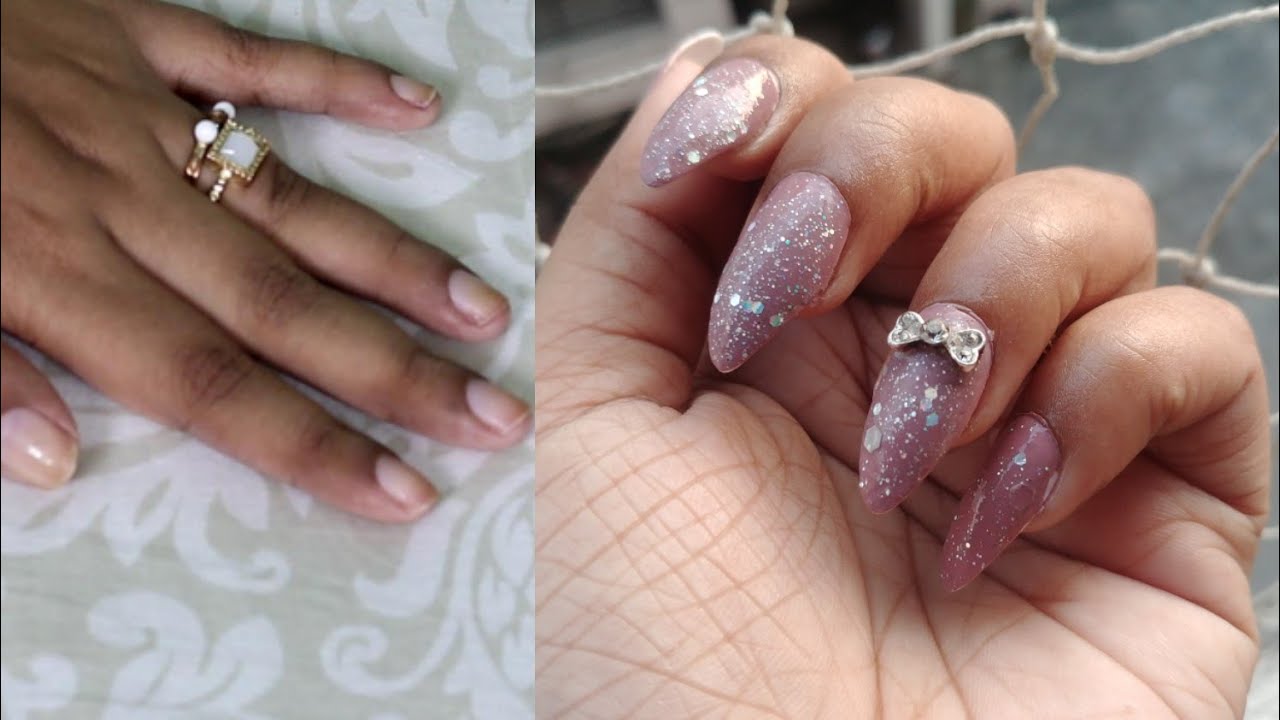 Easy Salon Nails at Home (Rs. 250) for Beginners | Sohini Chanda