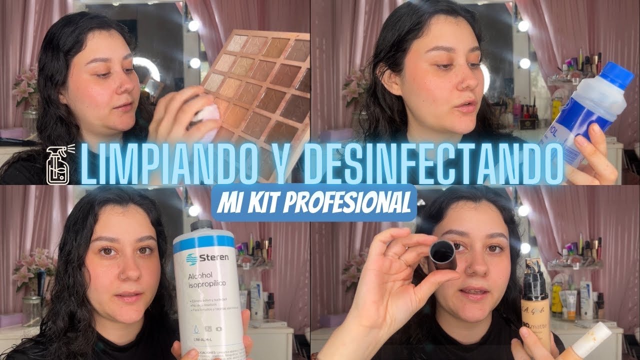 Limpia y desinfecta así tu maquillaje ✨ ¿Como desinfectar paletas de sombras?