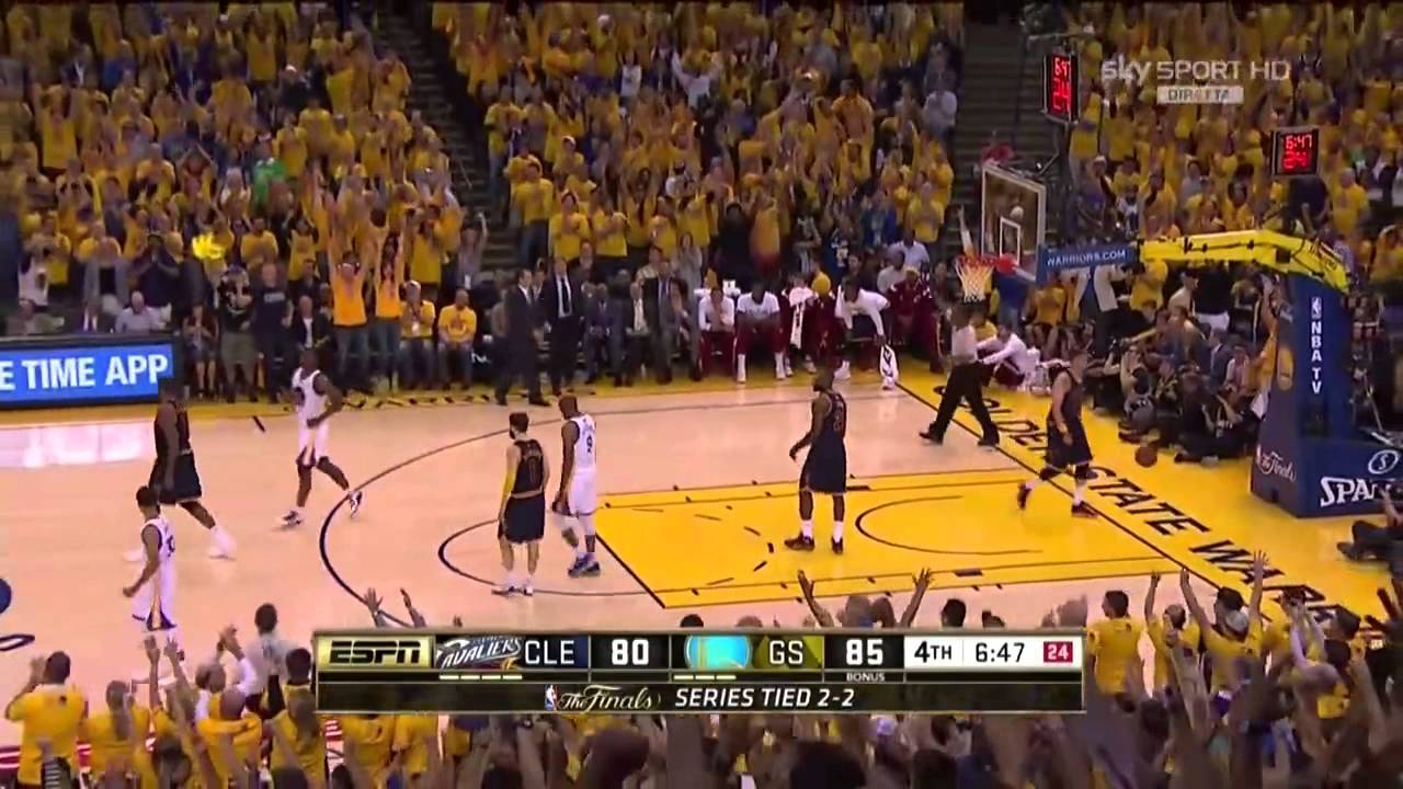 Le migliori azioni di Gara 5  - NBA Finals 2015 - Parte 2 (live F. Tranquillo)