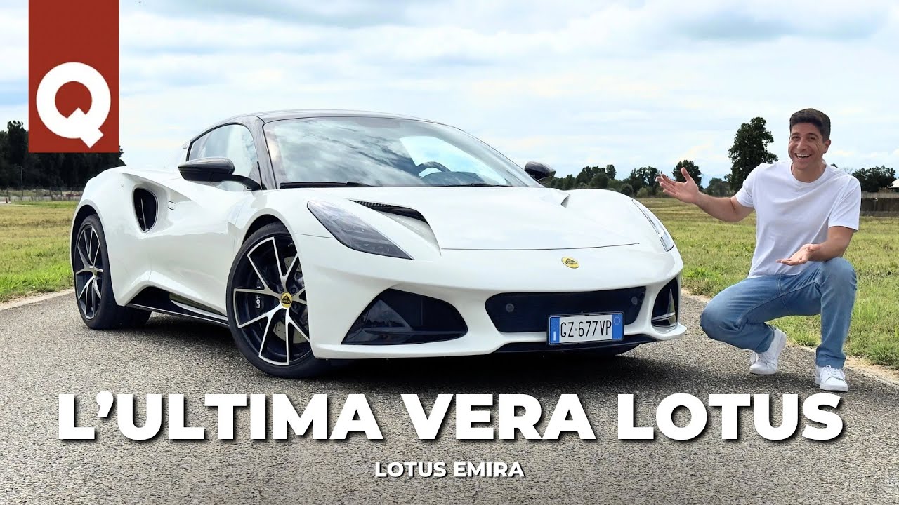 Motore CENTRALE e trazione posteriore per l’erede della EVORA | LOTUS EMIRA 2025