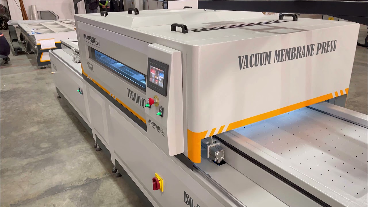 Makserteam Thermoforming Machine Plastic door surface panel thermoforming machine