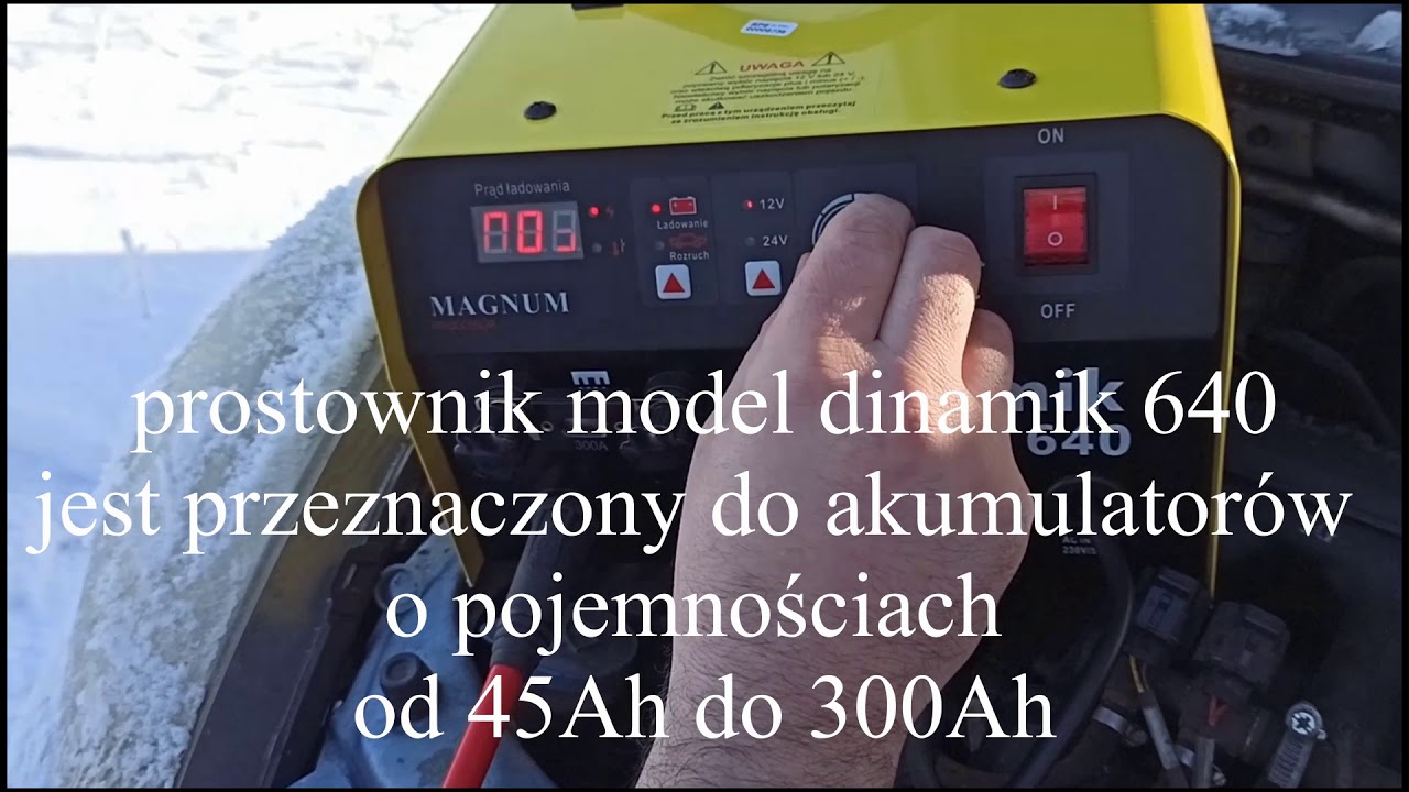 Prostownik, rozruch, Magnum, Dinamik 640, prostownik z rozruchem, jak działa rozruch