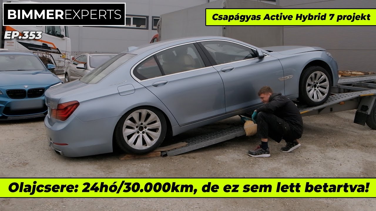 Csapágyas BMW Active Hybrid 7. Bukó lesz a projekt vége? / BMW M6 V8 csapágyazás / BMW 440i