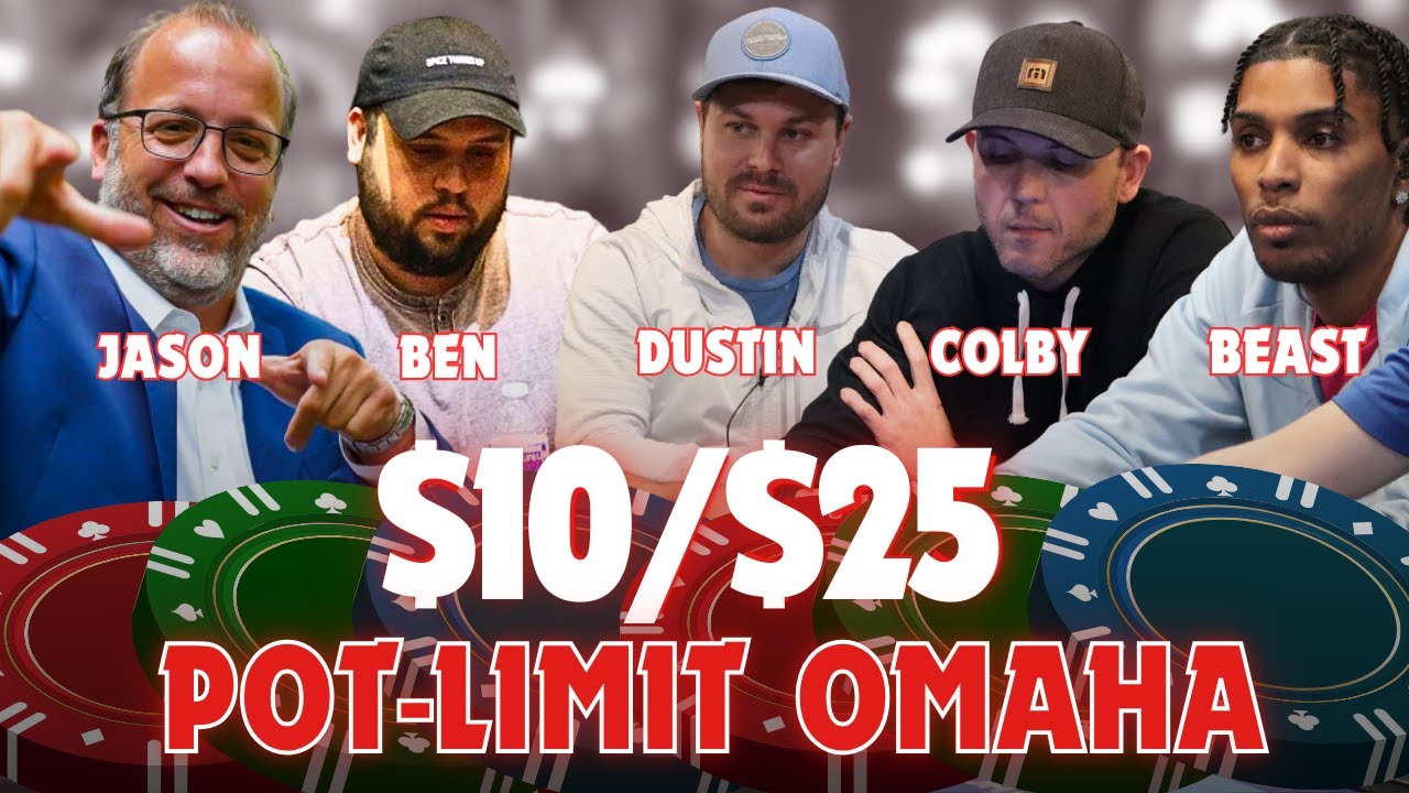 HIGH STAKES POKER! $10/$25 Pot-Limit Omaha Cash Game | TCH LIVE Dallas