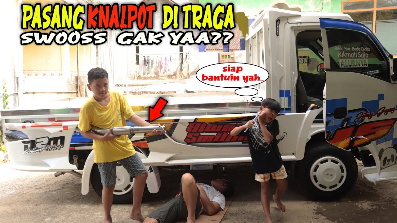 PASANG KNALPOT TRAGA!! DIBANTUIN DITDIM SEKALIAN TES DRIVE