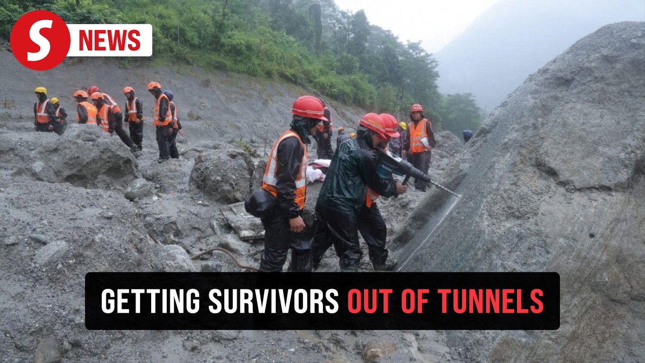 Chinese tunnel rescue specialists and relief supplies arrive in Nepal
