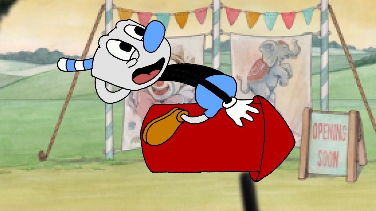 Bowlman (Bowlboy + Mugman) Cuphead Cartoon Pencil Tests