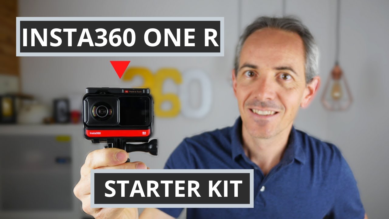 Insta360 ONE R 360 Edition - Caméra 360 degrés - Kit démarrage pour débutants