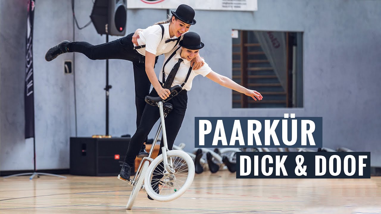 Unicycle Freestyle | Deutsche Meister Paarkür 2019  | Dick & Doof | Einrad DM Schorrndorf