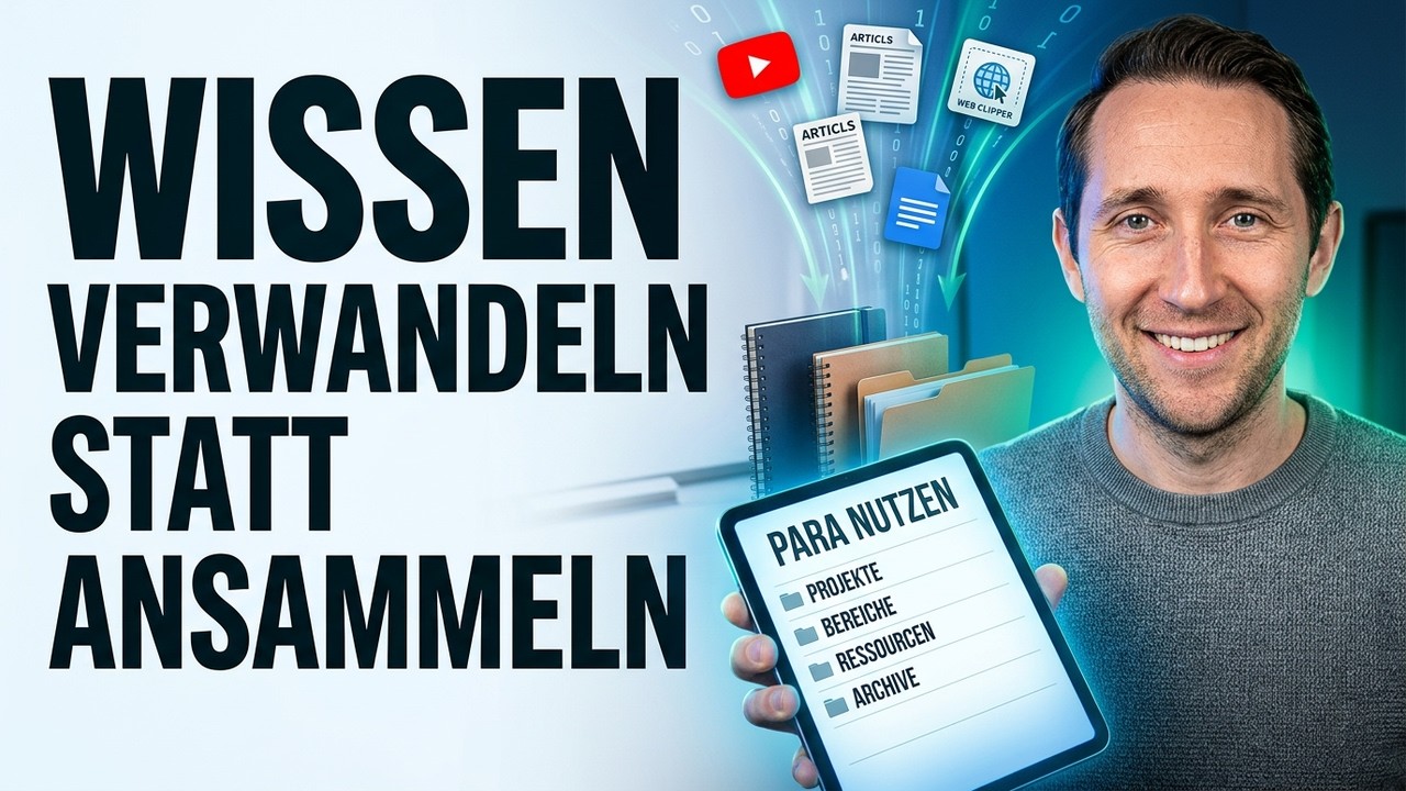 Sammele Ressourcen und erstelle etwas Großartiges - mit PARA