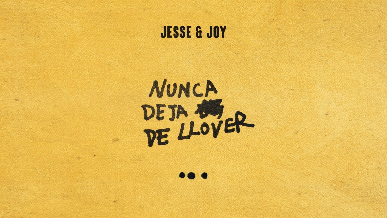 Jesse & Joy, Eden Mu&ntilde;oz - Nunca Deja De Llover (Visualizer)
