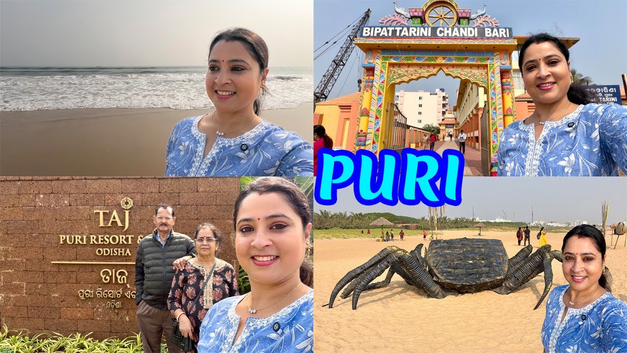 Puri Airport, Neeladri Beach, Bipattarini Mandir, Mohona & Taj Resort & Spa