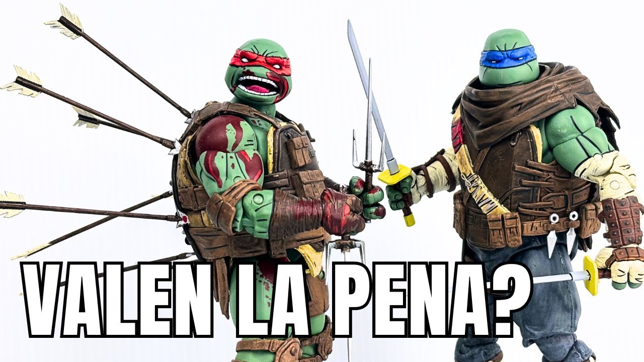 ABRIENDO A LOS NUEVOS LEO Y RAFAEL TMNT THE LAST RONIN NECA
