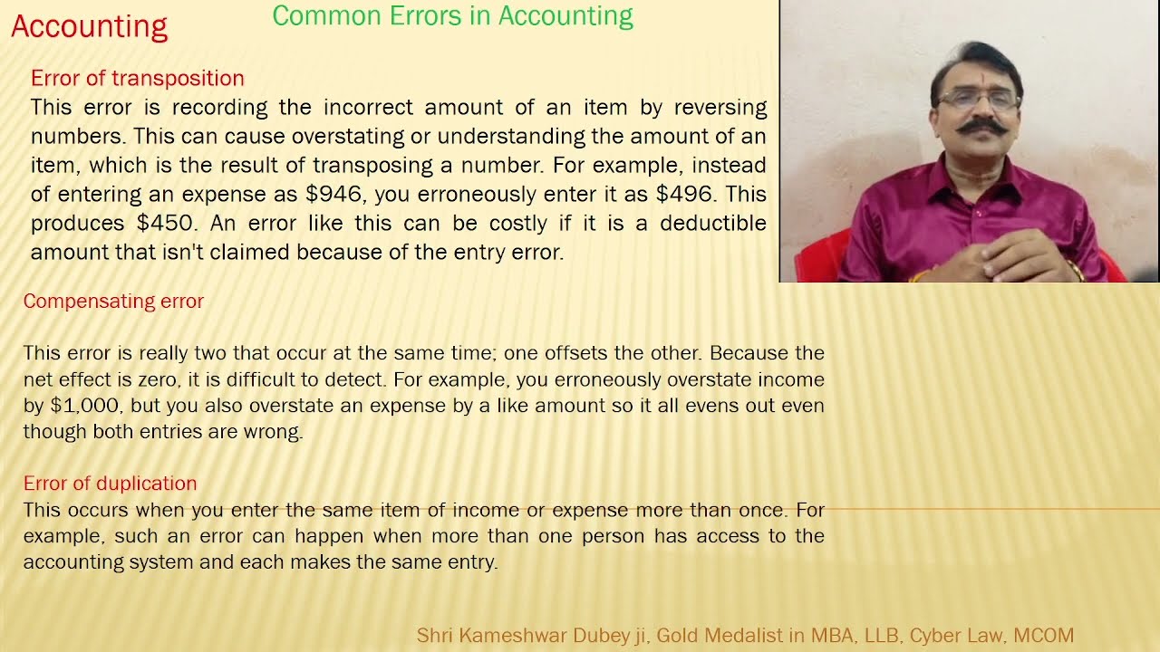 AC12. #common #errors in #accounting         #shorts #india #funny #new #facts #free