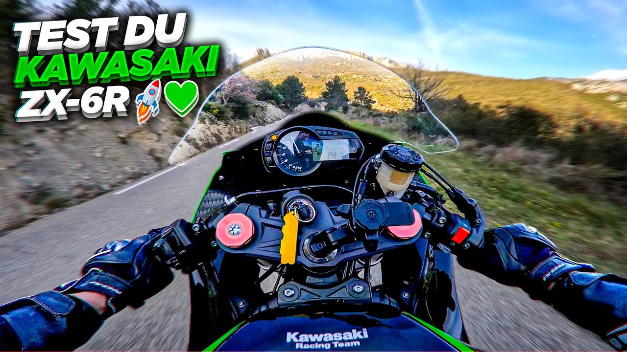 TEST DU KAWASAKI ZX-6R 🚀💚 UN MISSILE