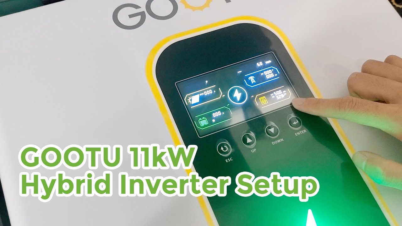 How to Set Up 11kW Hybrid Inverter | GOOTU Easy Setup Guide