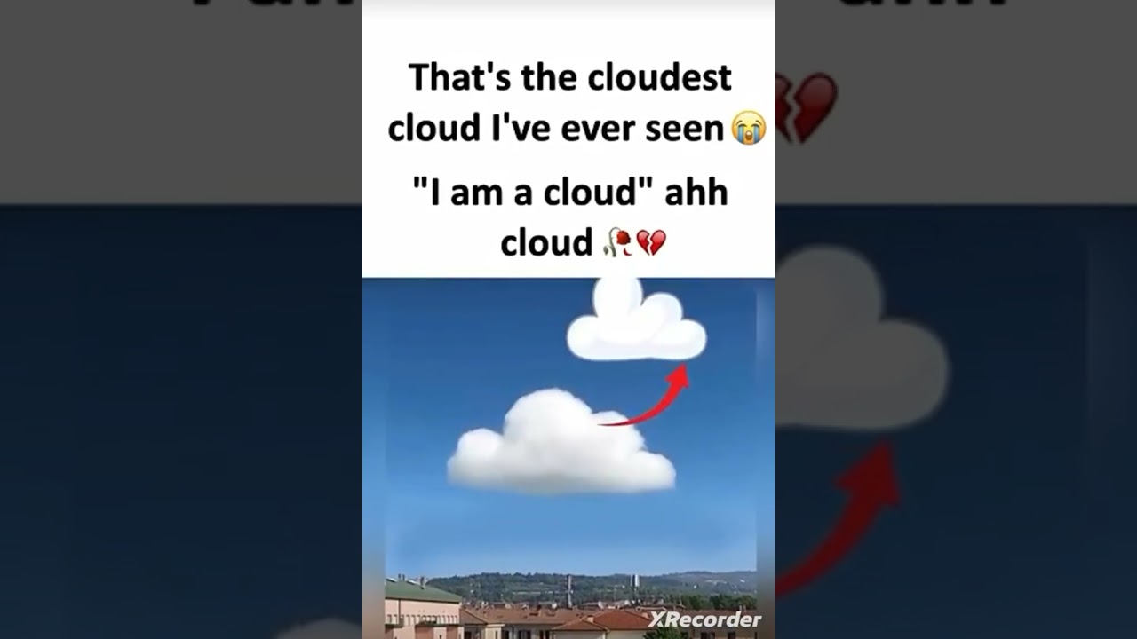 cloudiest cloud ahh moment🥀 #clouds #cloud #cartoon