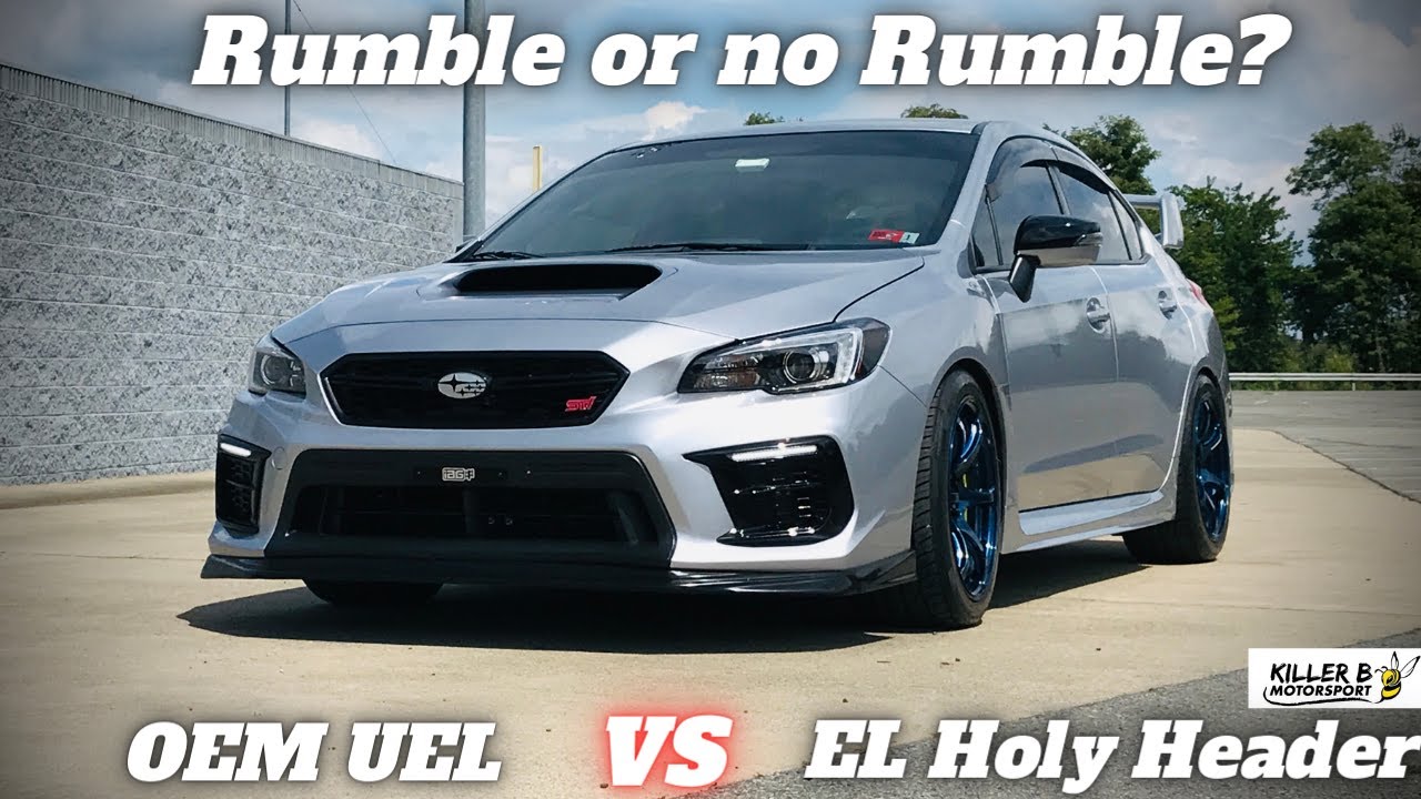 WRX STI Exhaust Sound Unequal Length Header Vs Killer B Equal Length Holy Header