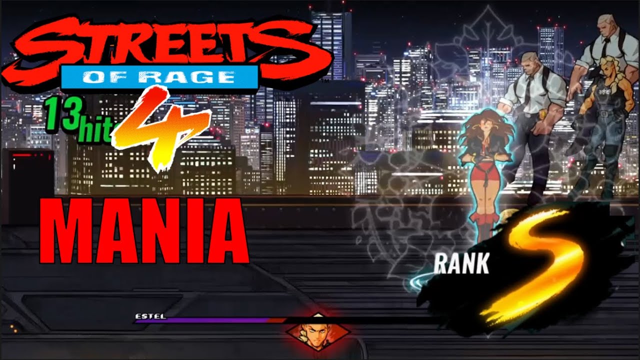 Streets of Rage 4 - Arcade Mania (Blaze) S Rank Score