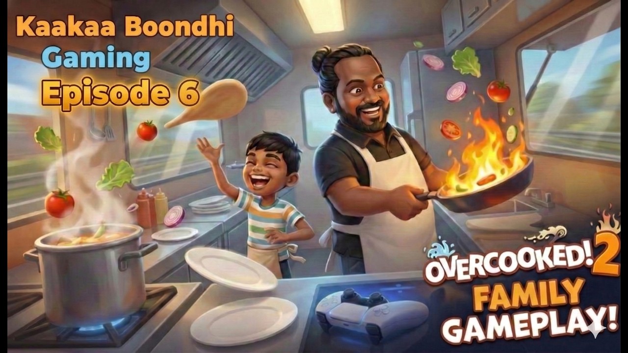FATHER & SON vs. THE KITCHEN! 🍳🔥 | Overcooked 2 | PS5 Gameplay | Episode 6 | Couch Co op | Tamil