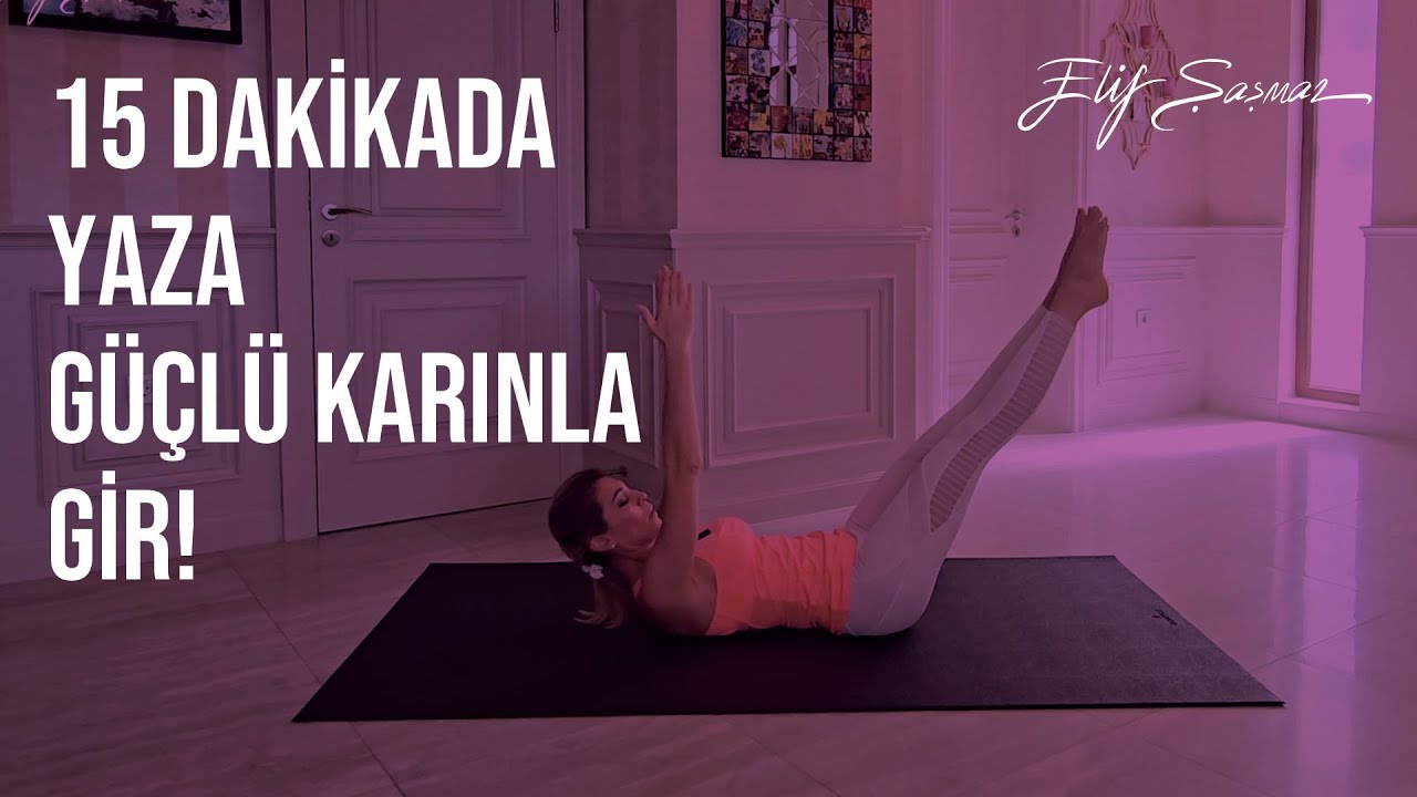 Evde Karın Kaslarını Şekillendir | 15 Dakikada Yaza Formda Gir