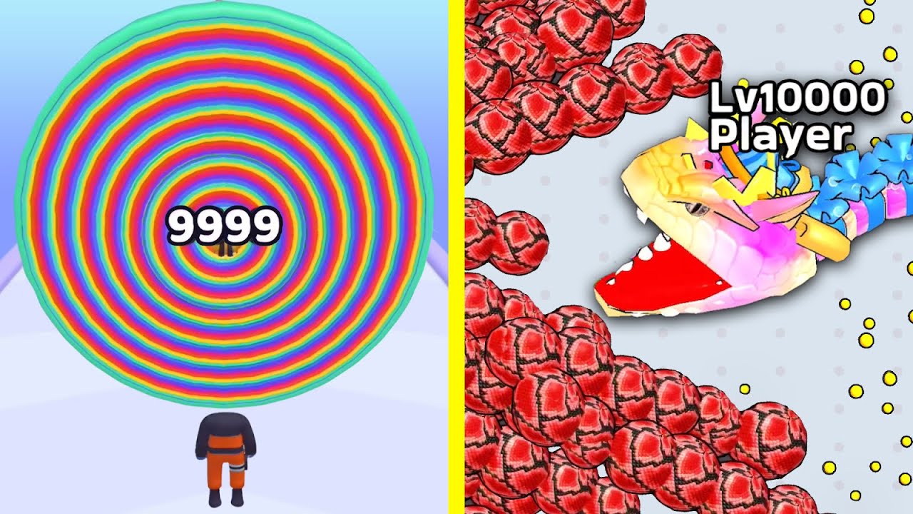Snake Clash! .io & Layer Man 3D - MAX LEVEL! Epic Snake Clash.io & Layer Man 3D Gameplay!