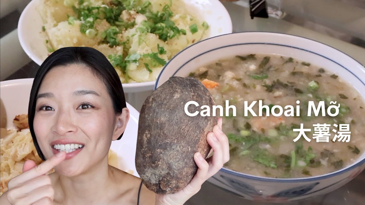 👩🏻‍🍳 Учусь готовить в свои 30... начнем с Canh Khoai Mỡ