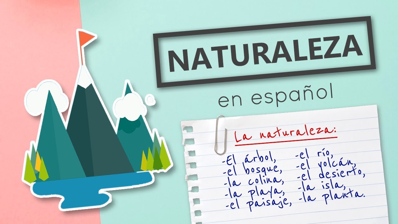 La Naturaleza en Español (+Ejercicios)