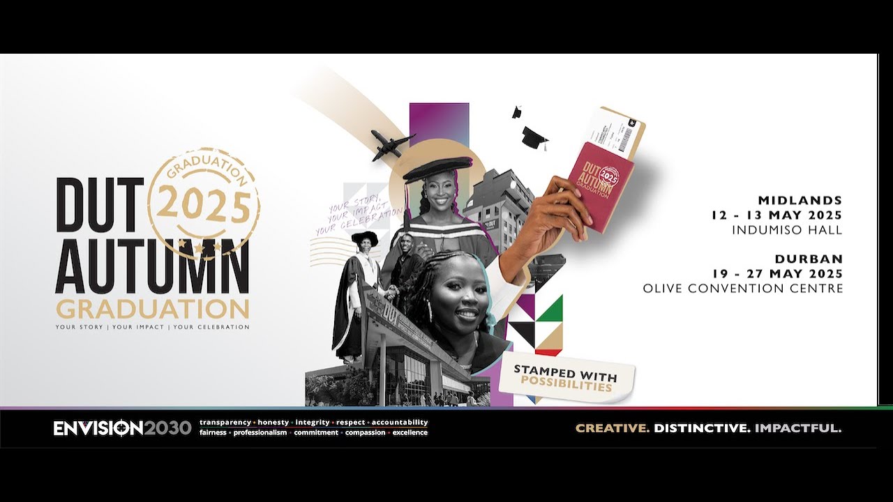 DUT Autumn Graduation 25 - Faculty of Arts and Design -PMB - Tuesday 13 May 6pm