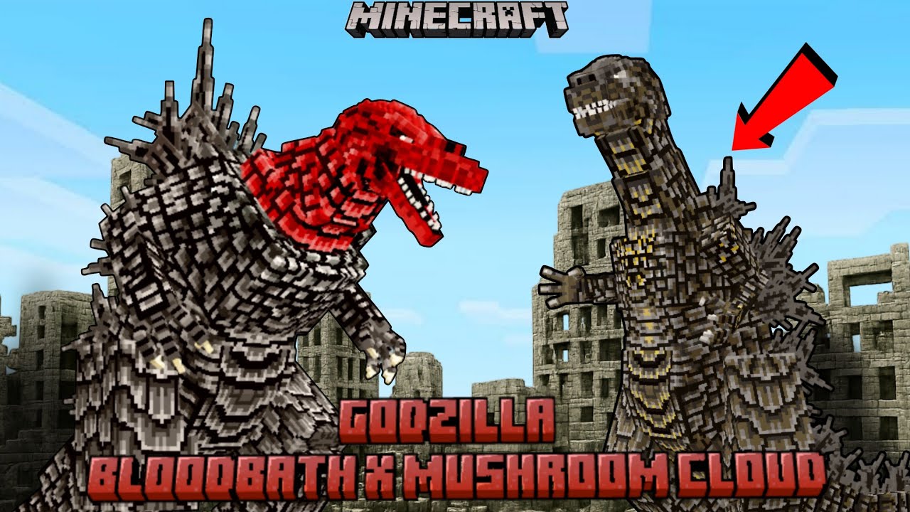 Godzilla Bloodbath and Mushroom cloud Addon | Minecraft | Download | Zhasian