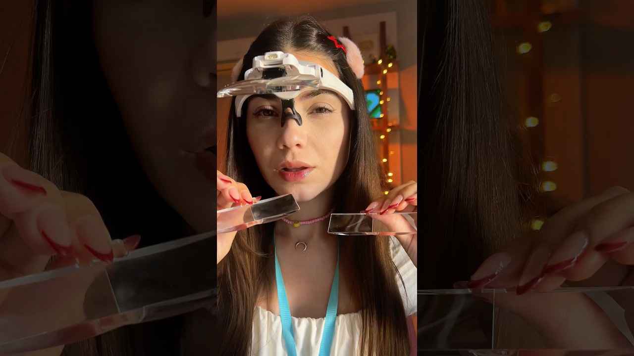 Asmr Vou testar sua vis&atilde;o, exame r&aacute;pido. Humrum #asmr #asmrexam #exam