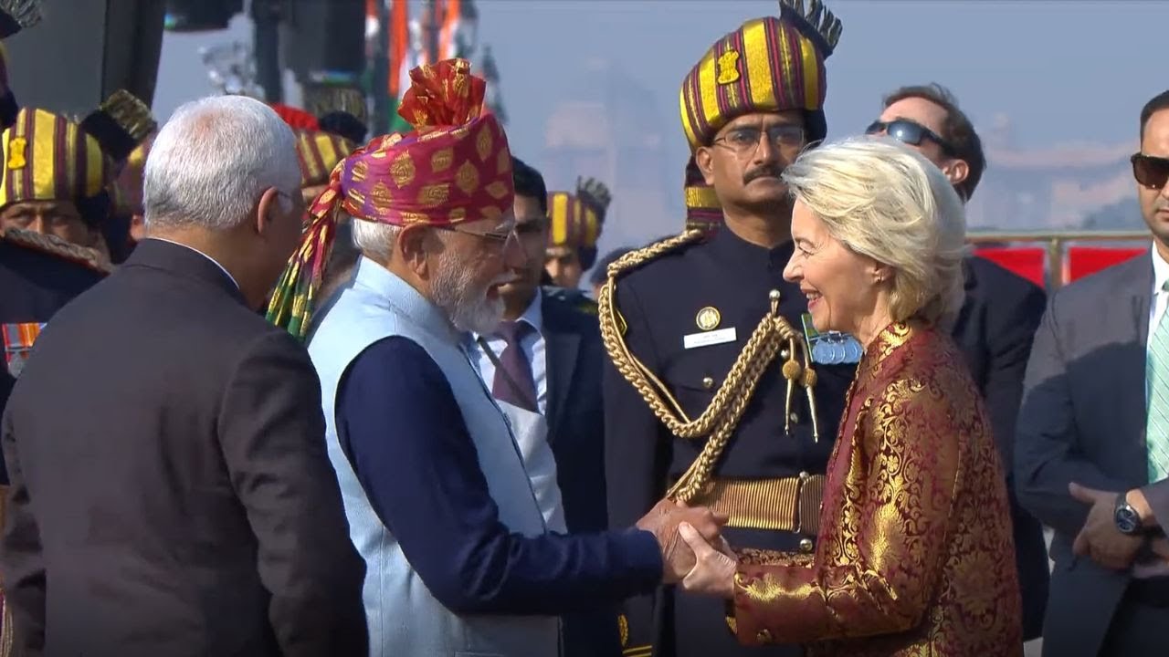 India&ndash;EU Relations Reach New Heights |PM Narendra Modi Meets EU Leaders at Republic Day Celebrations