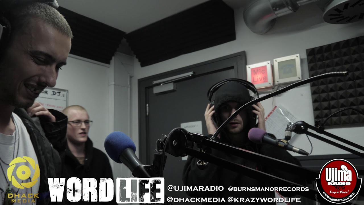 Burns Manor Records Freestyle on The Wordlife Show hosted by Krazy