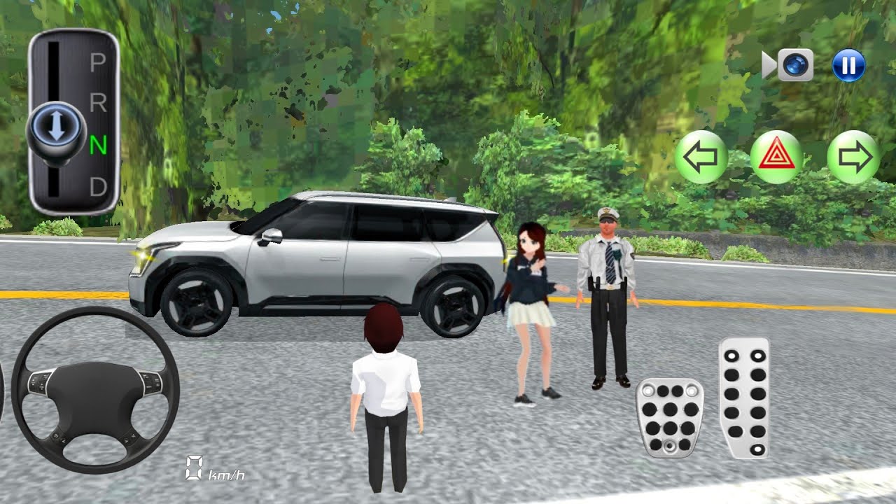 🚗New Kia EV9 EV SUV Narrow Mountain Road Driving - 3D Driving Class 2025 - Best Android Game