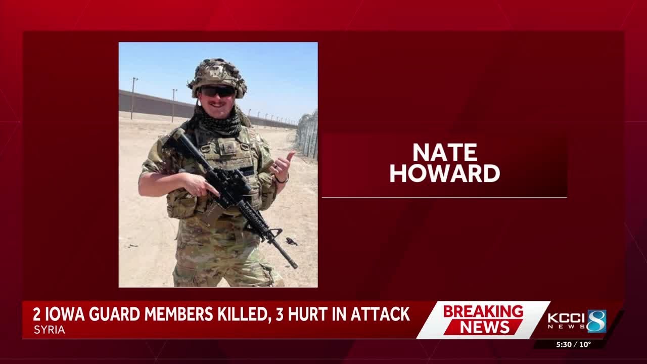 Iowa police chief identifies son as Iowa Army National Guard soldier killed in ISIS terrorist attack