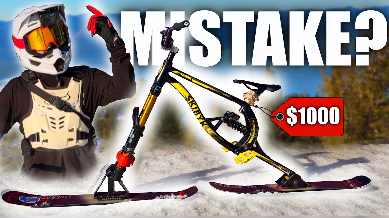 I Traded A $2000 E-Bike For This ... (Ski Bike)